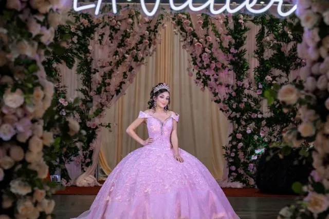 la glitter quinceanera dresses