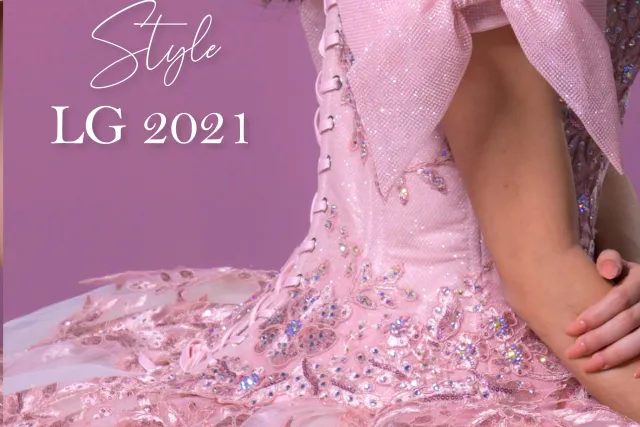 la glitter quinceanera dresses