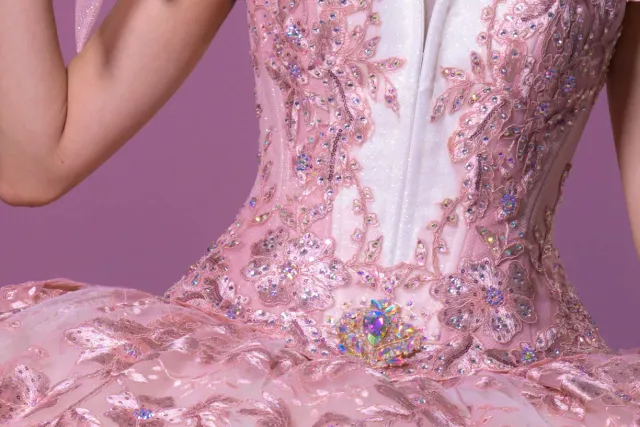 la glitter quinceanera dresses