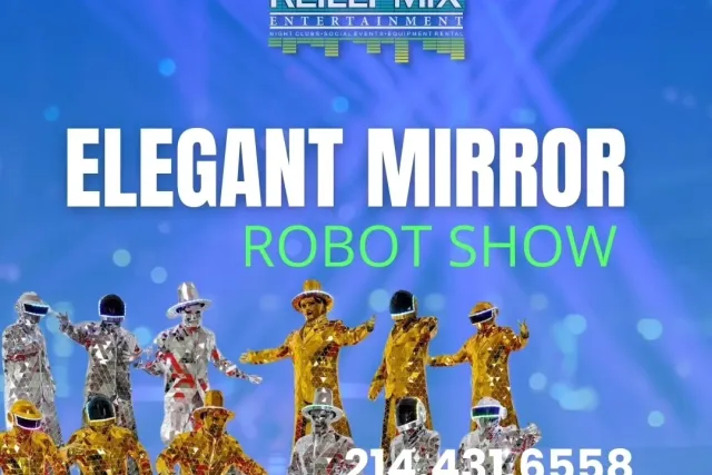 reilly mix entertainment led robot show