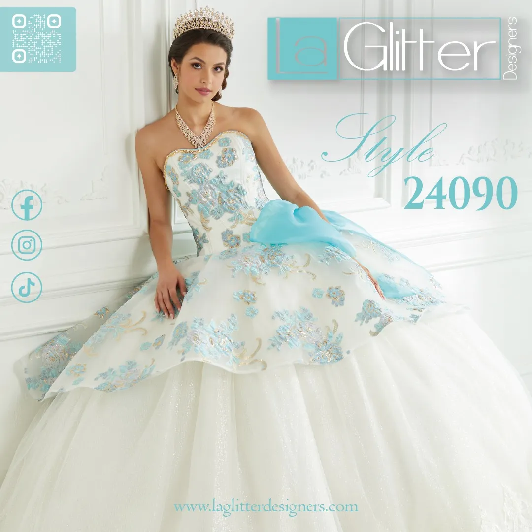 la glitter quinceanera dresses