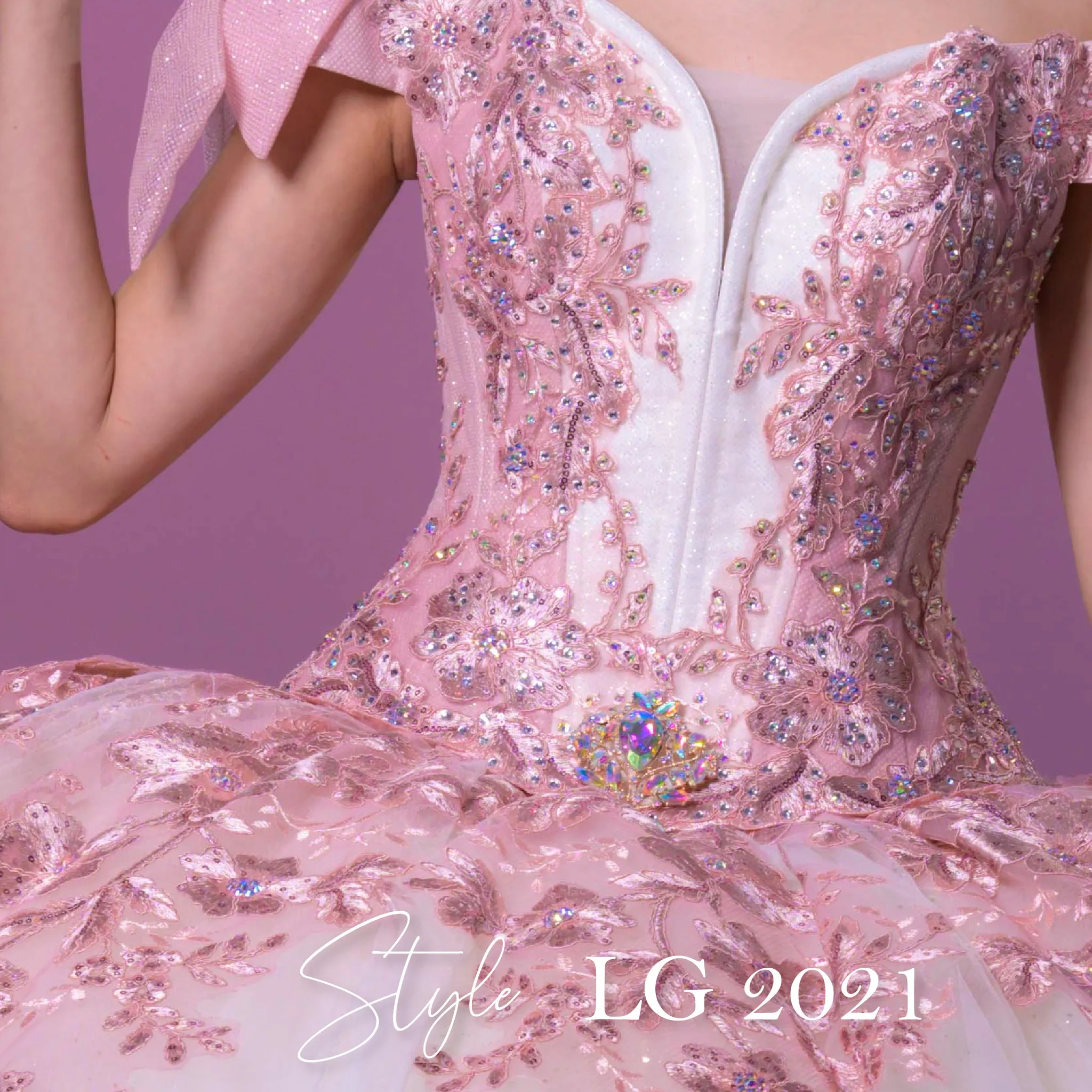 la glitter quinceanera dresses