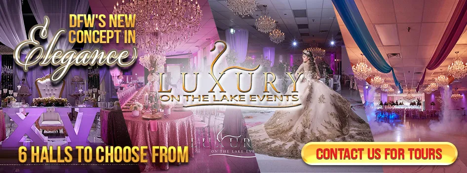 Luxury on the Lake Events Reception Hall Mobile Banner