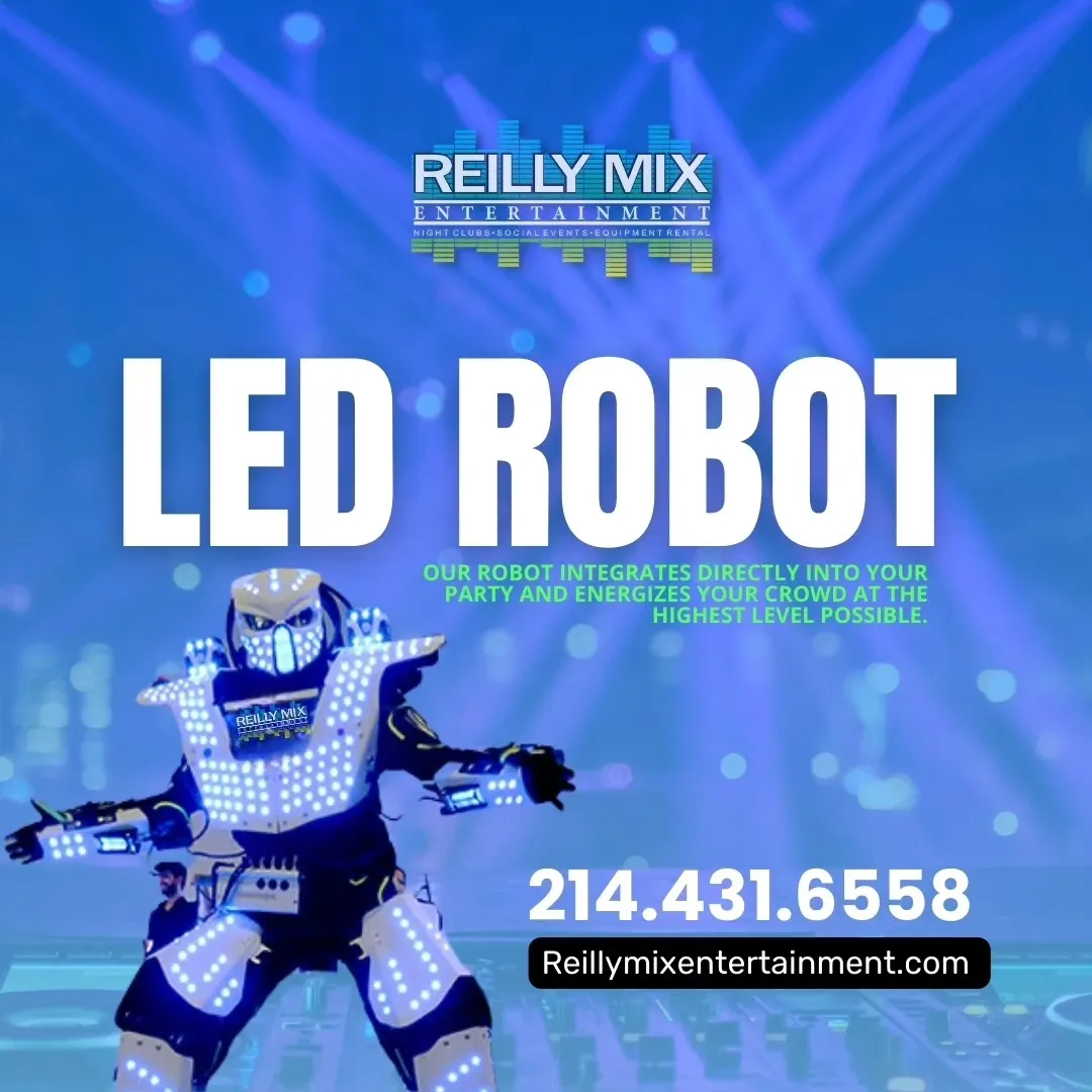 reilly mix entertainment led robot