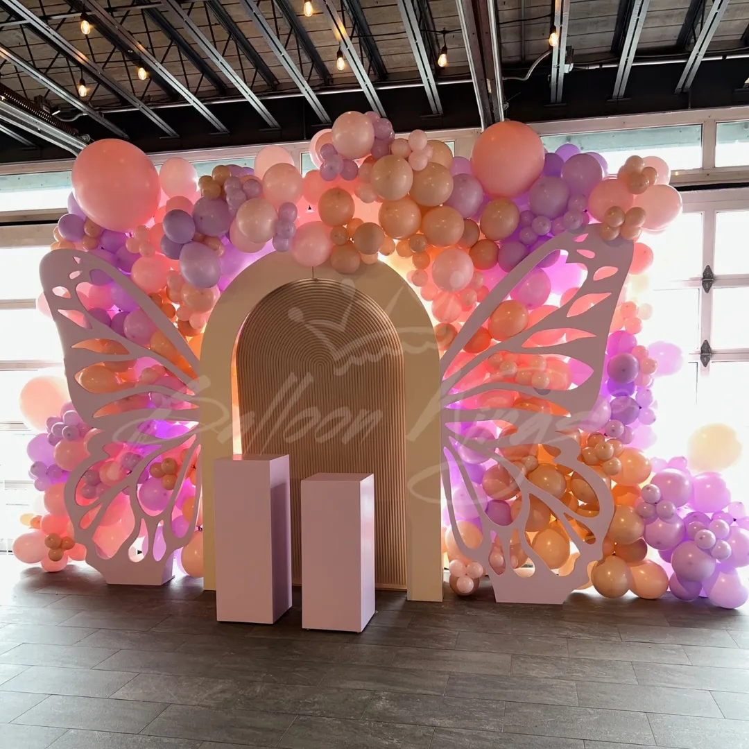 Balloon Kings Dallas butterfly shape balloon